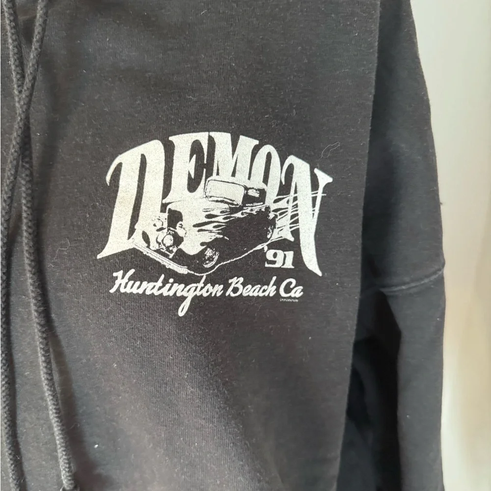 Brandy Melville Black Hoodie - Picture 2 of 6